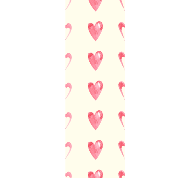 Design motivu srdce Tapeta do ložnice - TenStickers