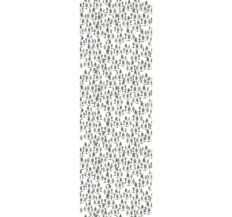 Severské černé siluety Strom tapeta - TenStickers