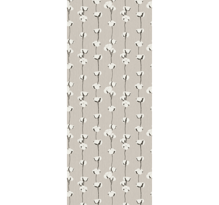 Stezka květu bavlny květinová tapeta - TenStickers