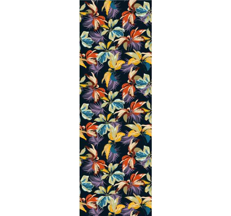 živý baldachýn džungle květinová tapeta - TenStickers