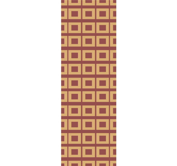 Retro geometrické bloky čtvercová tapeta - TenStickers