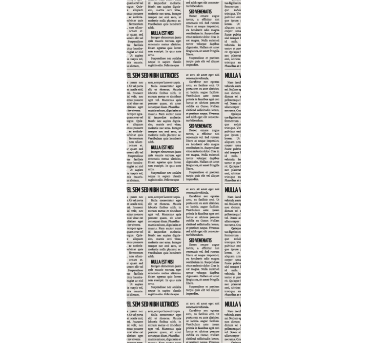 Vintage styl novin Tapeta na míru - TenStickers