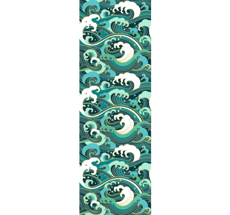 Elegantní vlny oceánu Příroda tapeta - TenStickers