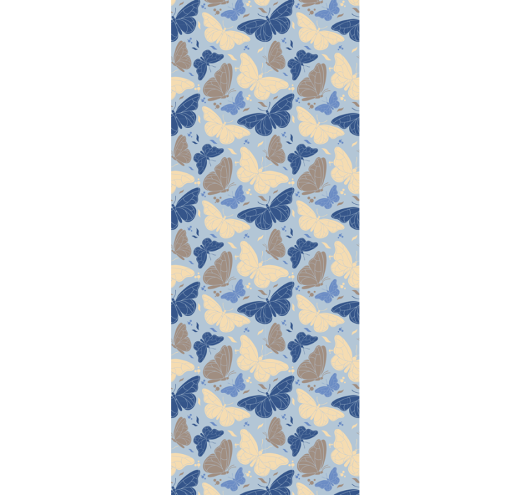 Barevný vlající hmyz Motýlí tapeta - TenStickers