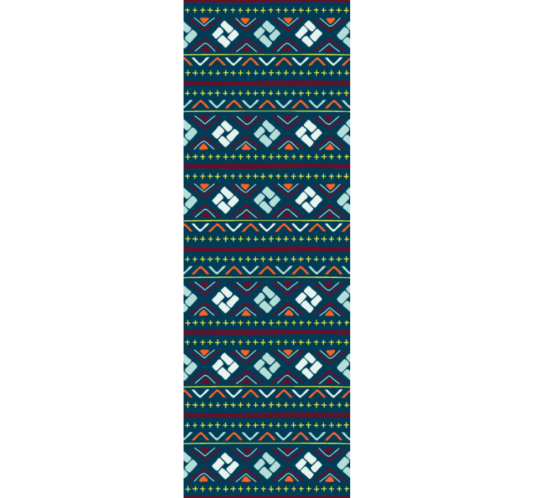 Geometrické barevné bloky Geometrická tapeta - TenStickers