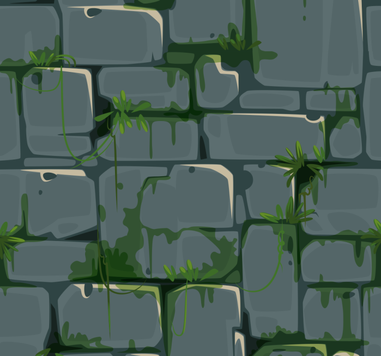 Kamenné zdi texturou tapeta - TenStickers