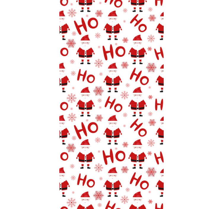 Vánoční tapeta santa claus hihihi - TenStickers