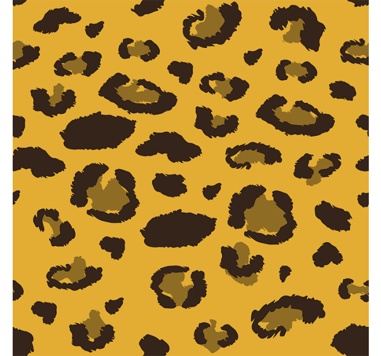 Tapeta do obývacího pokoje s leopardím vzorem - TenStickers