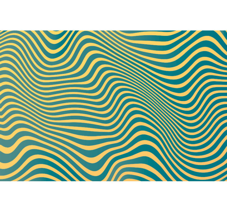 Tapeta do ložnice retro pruhy - TenStickers