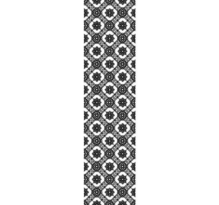 Ozdobná tapeta s propracovanou květinovou kompozicí - TenStickers