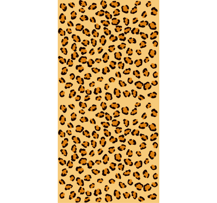Zvířecí tapeta s leopardím vzorem - TenStickers