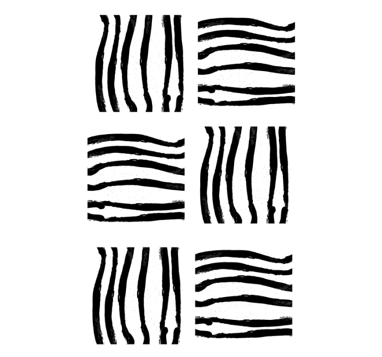 Tapeta pro chodby černobílé pruhy - TenStickers