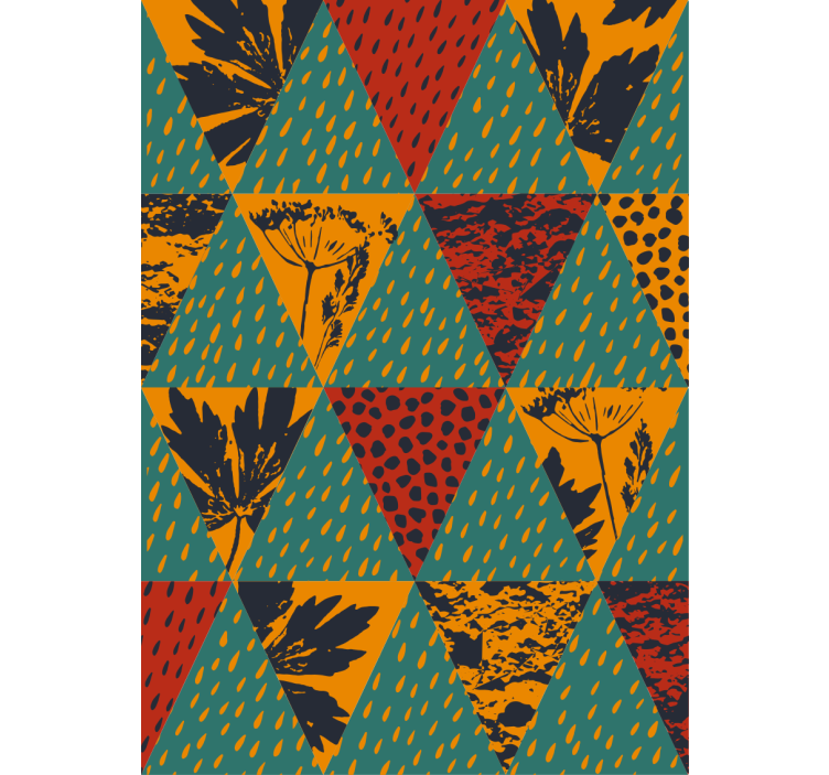 Tapeta pro chodby dešťová geometrická umění - TenStickers