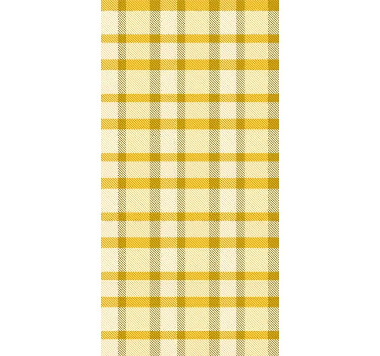 Tapeta pro chodby žluté a bílé vzory čtverců - TenStickers