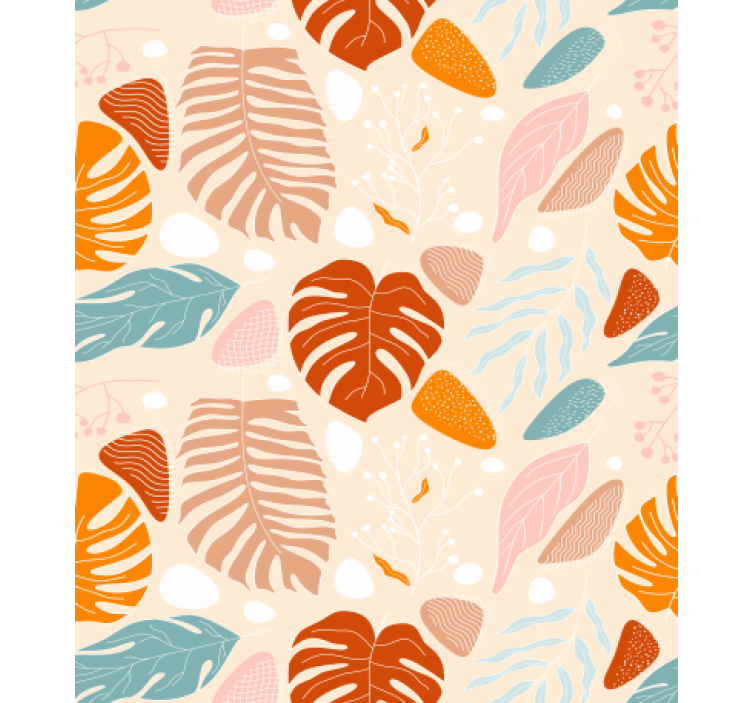 Příroda tapeta barevné listy - TenStickers