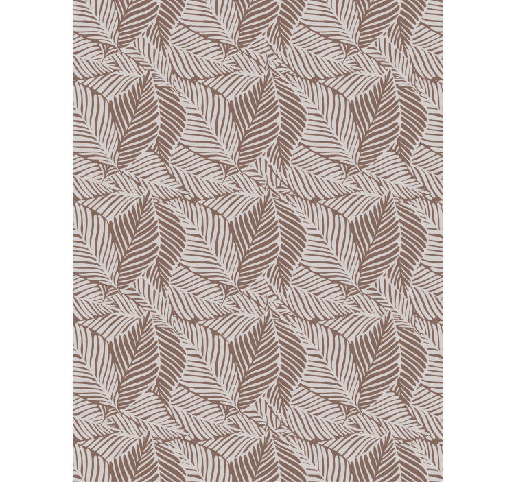 Příroda tapeta terrakotové listy - TenStickers