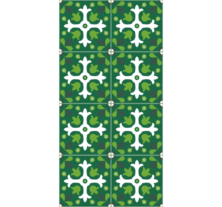 Příroda tapeta smaragdový botanický tisk - TenStickers