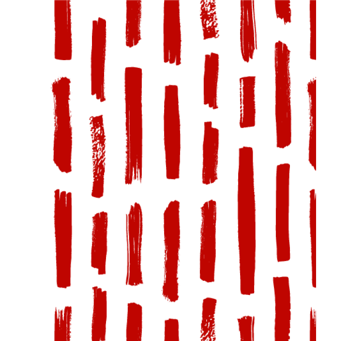 Tapeta do obývacího pokoje červenobílý pruh - TenStickers