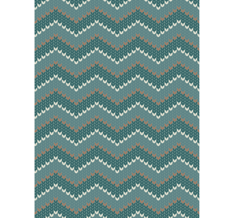 Tapeta do obývacího pokoje imitace modré přírodní textilie - TenStickers