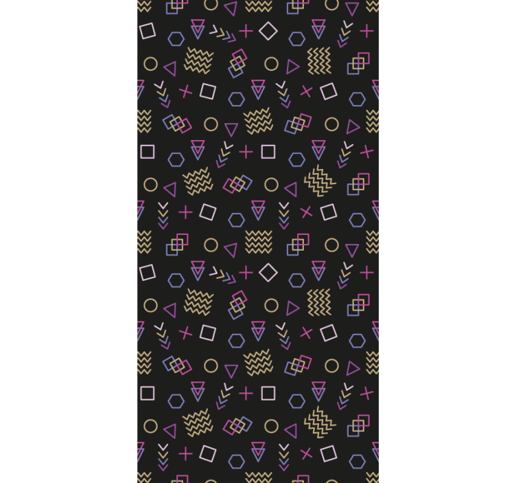 Moderní tapeta geometrické vzory a tvary - TenStickers