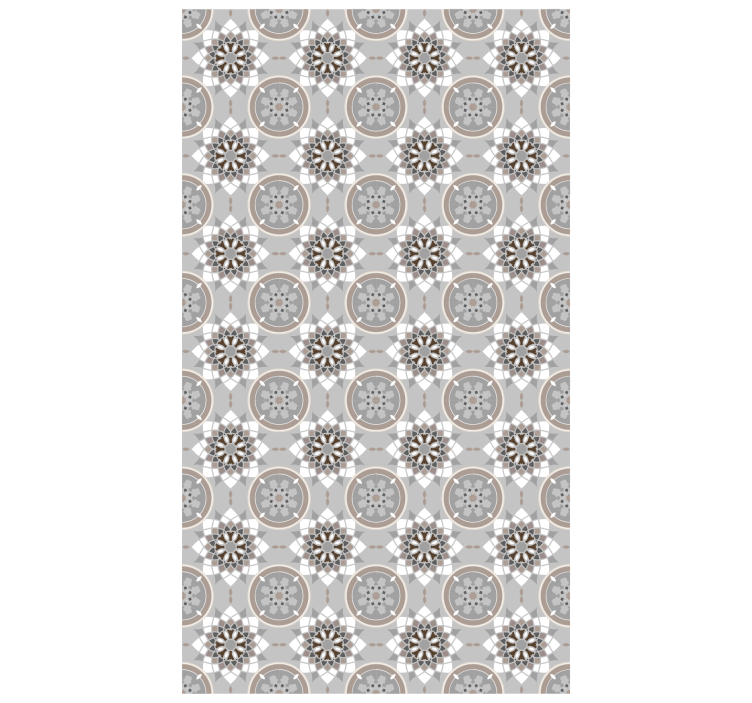 Kuchyňská tapeta s květinovým vzorem na podlahu - TenStickers