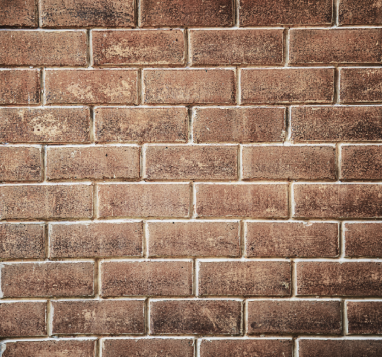 Tapeta do obývacího pokoje cihlová iluze - TenStickers