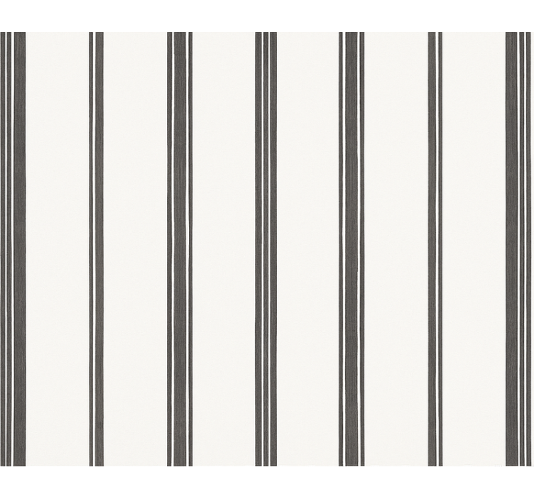 Tapeta do obývacího pokoje Černý pruh - TenStickers