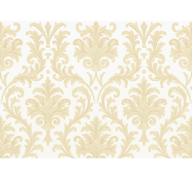 Tapeta do ložnice v neutrálním šalvějovém vzoru - TenStickers