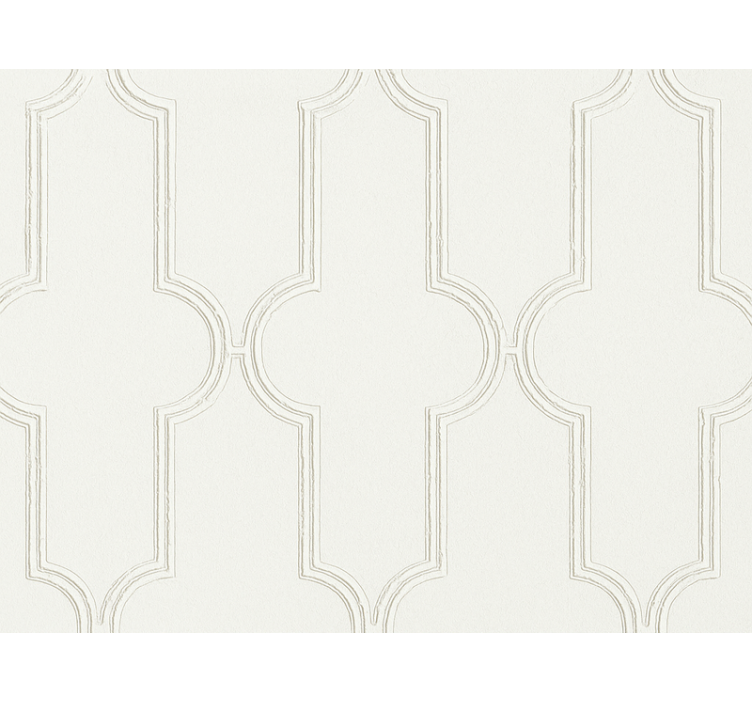 Tapeta do ložnice bílý panel - TenStickers