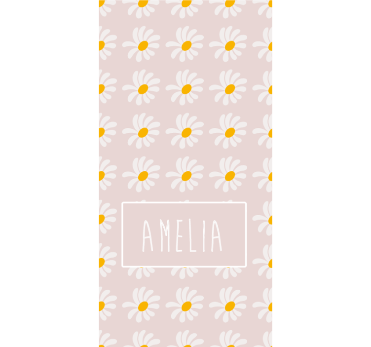 Květinový ornament tapeta v boho stylu - TenStickers