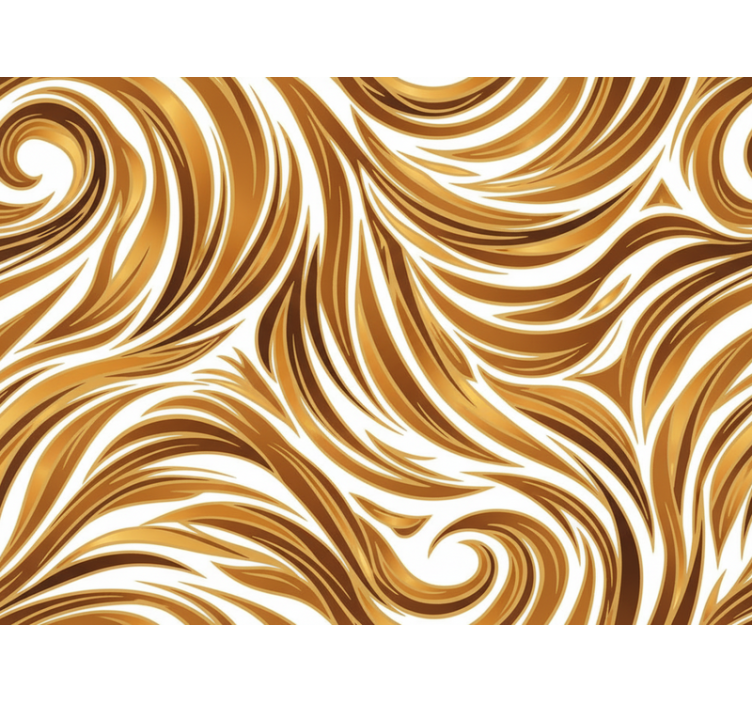 Další vintage tapeta zlatá srst optika - TenStickers