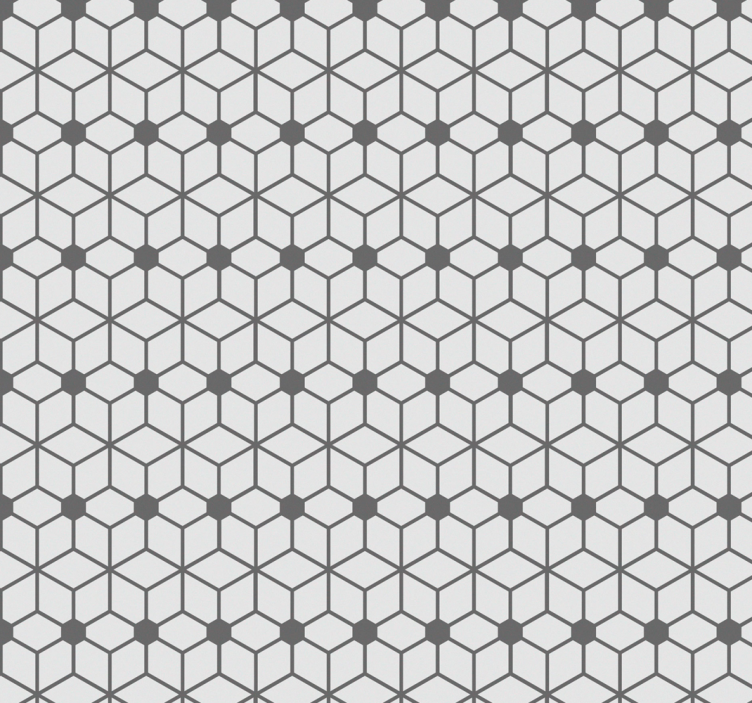 šedá mozaika koupelna tapeta - TenStickers