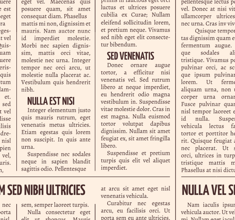 Tapeta vinobraní noviny tisknout abstrakt - TenStickers