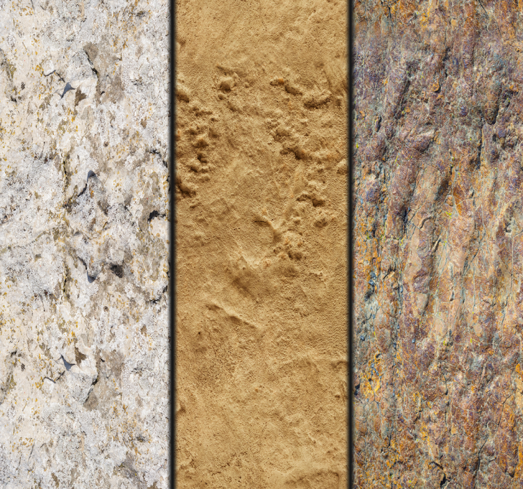 Kamenné jeskyně moderní tapeta - TenStickers