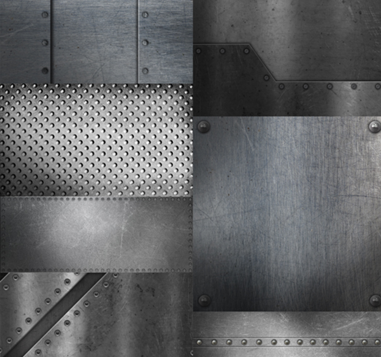 Moderní tapeta - mosazná zeď - TenStickers