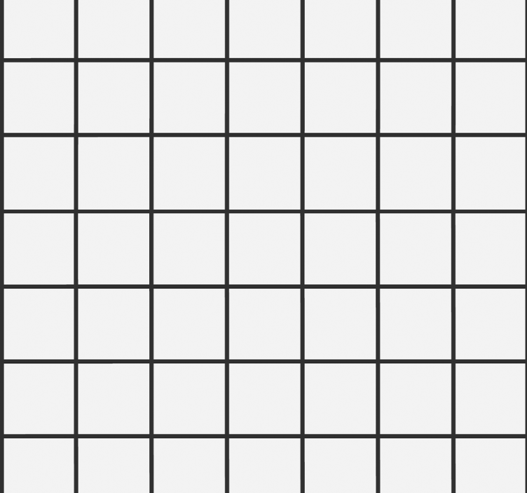 Nerovné šachovnicové čtvercové tapeta - TenStickers