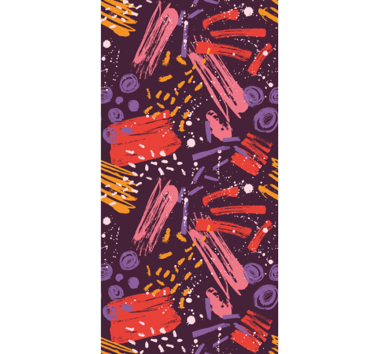 Malované barevné skvrny abstraktní tapeta - TenStickers