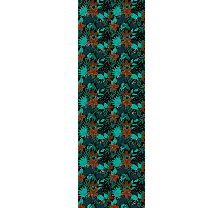 Motiv tropického listu Příroda tapeta - TenStickers