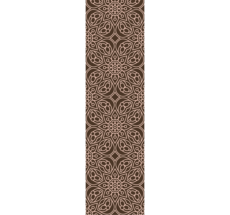 Mandala ornament květinové tapeta - TenStickers