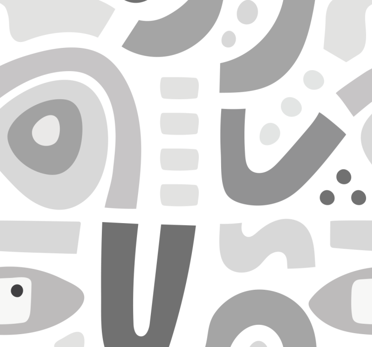 Abstraktní geometrické tvary Geometrická tapeta - TenStickers