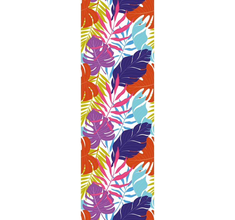 Design tropických listů Dopisní tapeta - TenStickers