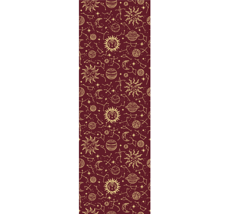 Tapeta s červenou hvězdou - TenStickers