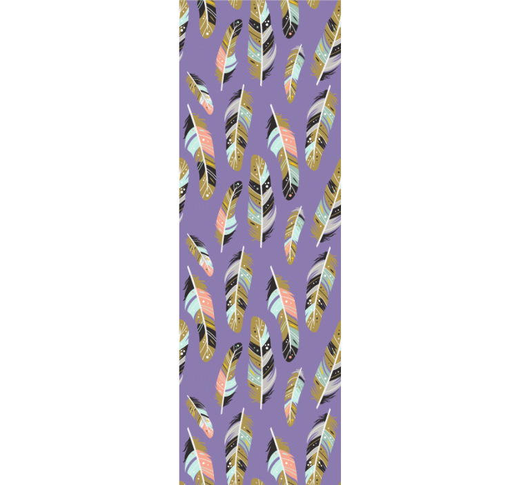 Opeřené vzory Dopisní tapeta - TenStickers