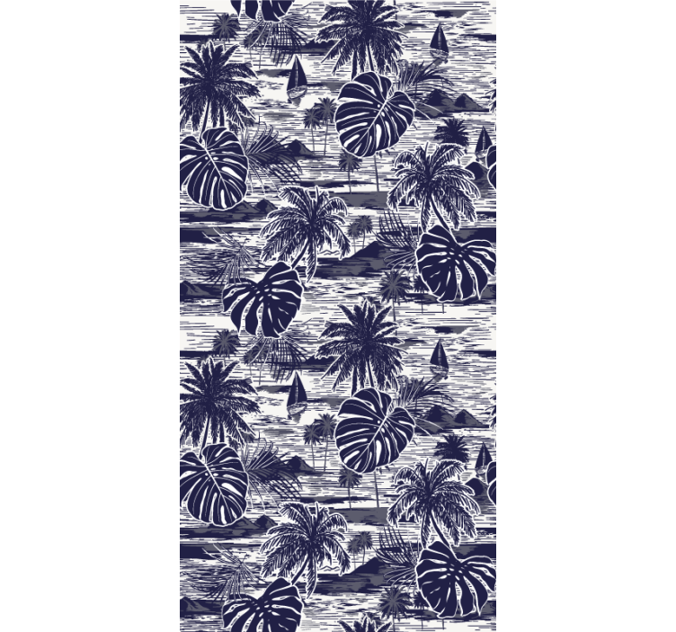 Tropická přímořská krajina Příroda tapeta - TenStickers