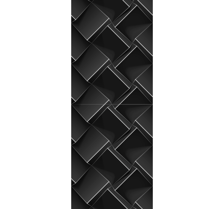 3d kubický čtverec 3d tapeta - TenStickers