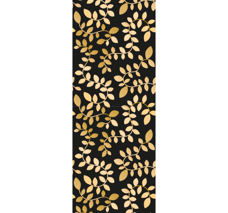 Listová elegance Dopisní tapeta - TenStickers