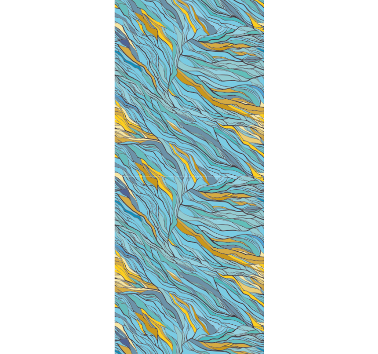 Abstraktní organický tok Abstraktní tapeta - TenStickers