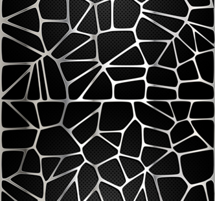 Kovový vzor abstraktní tapeta - TenStickers