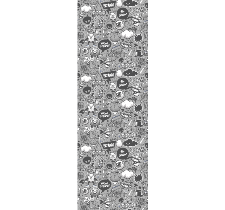 Grafitti art tapeta - TenStickers