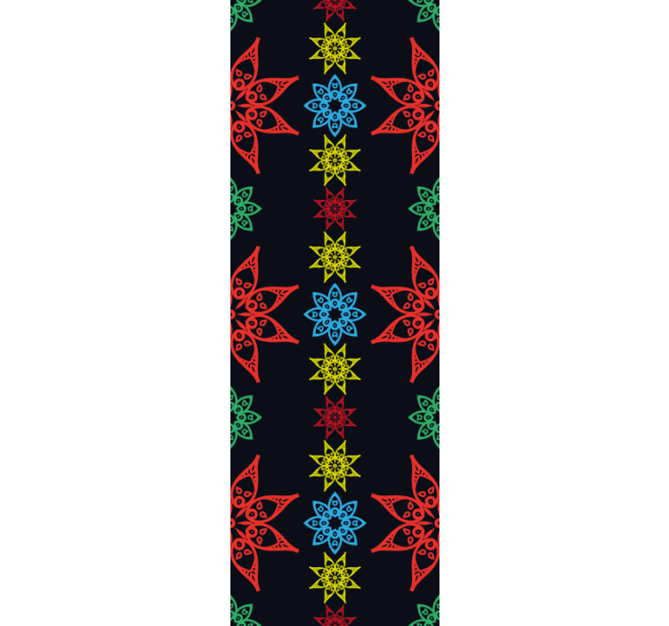 Květinová výzdoba Ozdobná tapeta - TenStickers